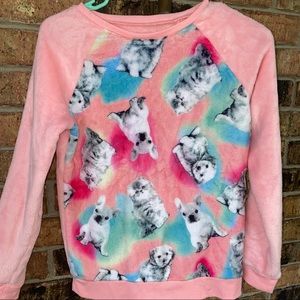 Justice girls soft cozy sweater.